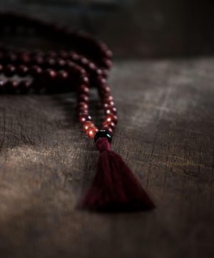 sandelholz mala kette ganesha